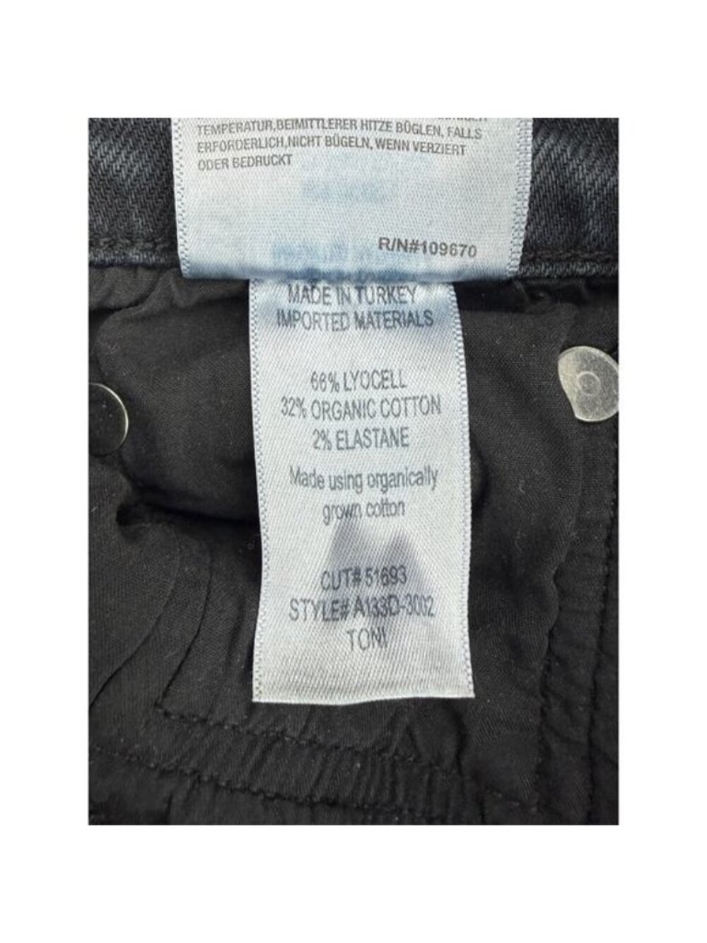 Agolde Toni Mid Rise Straight Jeans In Feral - Picture 5 of 7